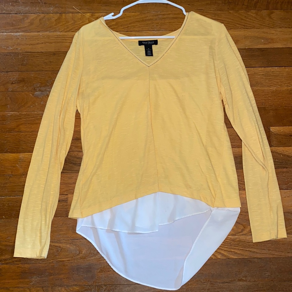 Yellow long sleeve top